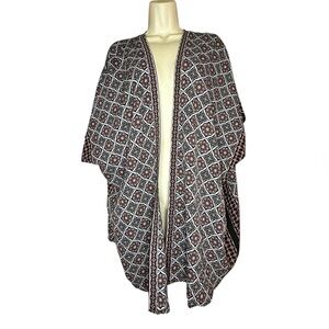 Max Studio Kimono Size L/XL NWT Black, Pink, Blue